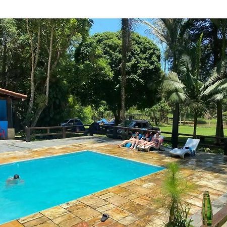 Casa De Campo Agradavel Com Piscina, Parquinho, Lago, Riacho, Quadra, Sinuca E Mais! Villa Жукитиба Екстериор снимка